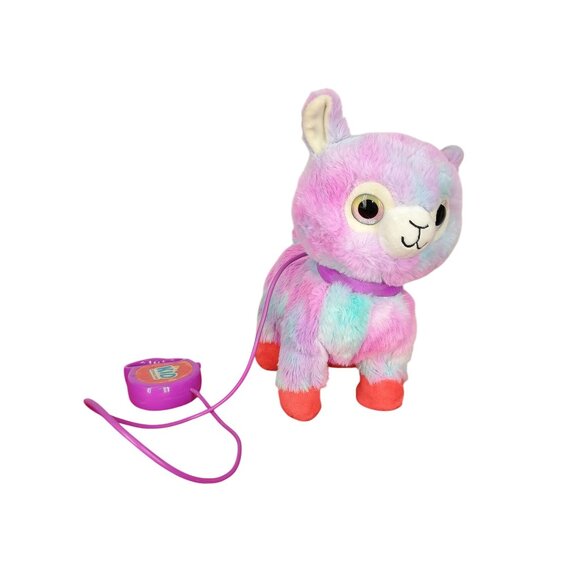 Kid Connection Walking Plush‎ Alpaca Toy With Light-Up Leash - Picture 1 of 9